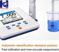 Medidor de pH de Sobremesa Multiparámetro con Pantalla LCD de 5.7 Pulgadas, Probador de Calidad del Agua para Laboratorio, Medidor de Acidez