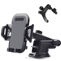 2 dans 1 Universel De Voiture Air Vent Téléphone Berceau de Support Tableau De Bord de Voiture Mont Téléphone Support pour Mobile Téléphone