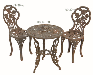 Meubles <span class=keywords><strong>de</strong></span> <span class=keywords><strong>jardin</strong></span> en fonte antique / Table et chaise - Product Image 1