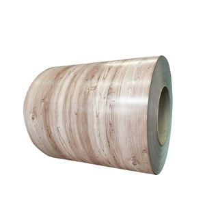 Usine en gros personnalisation impression motifs de grain de bois prépeint ral9015 9016 bobine d'acier galvanisé PPGI PPGL - Product Image 3