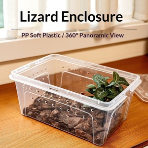 Attrezzatura per acquario di piccole dimensioni per l'hibernazione di tartarughe e rettili, scatola di allevamento per rane cornute, drago ciglia, creature domestiche coccolate - Product Image 4