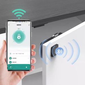 Tủ quần áo USB vô hình thiết lập tủ điện thông minh khóa ẩn vân tay ngăn kéo ổ khóa cài đặt với USB sạc Keyless - Product Image 2