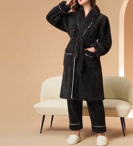 Nuovi Pantaloni <span class=keywords><strong>Pigiama</strong></span> Invernali e Autunnali Plus Size <span class=keywords><strong>in</strong></span> Morbido Cotone Felpato per Signore, Accappatoio con Motivo Personalizzato <span class=keywords><strong>in</strong></span> Tessuto Flanella - Product Image 4