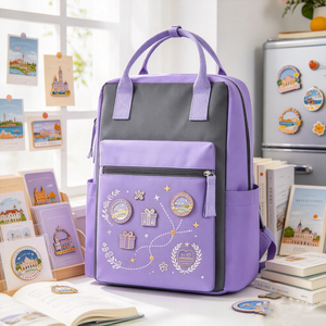 Sac à dos scolaire imperméable en polyester 15 pouces pour enfants, garçons et filles, idéal pour les souvenirs et les élèves du secondaire en Chine - Product Image 1