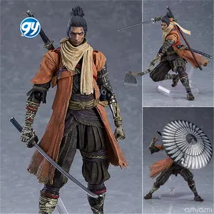 Figma 483-DX permainan SEKIRO gambar shadow Die dua kali tokoh aksi sepatbor SEKIRO Die dua kali Model mainan dekorasi meja