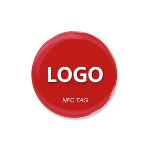 사용자 정의 로고 소셜 미디어 공유 NFC 스티커 태그 NTAG213/NTAG215 /NTAG216