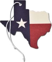 Désodorisants de voiture personnalisés avec impression Texas, cartes parfumées d'aromathérapie pour la décoration intérieure de voiture