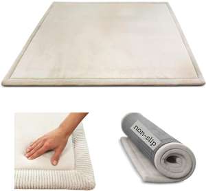 שדרוג פרימיום אלמוגים קטיפה זיכרון קצף לשחק מחצלת לילדים ענן סרסול רך לשטיח שטיחים קל טיפול הבטן זמן מרופד - Product Image 2