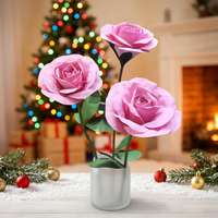 Grande fleur artificielle géante en EVA en forme de rose pour mariage, remise de diplôme, Pâques, décoration de vitrine de centre commercial, événement extérieur, toile de fond photo, longue durée