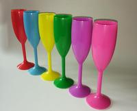 PP en plastique transparent 6oz gobelet verres à vin incassables Champagne vin Tasse 180ML