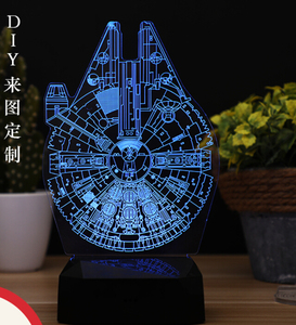 2018 colorido LED 3D <span class=keywords><strong>luz</strong></span> con la nueva Base (Control Remoto es opcional) - Product Image 1