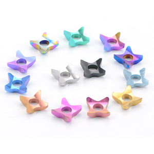 Titst Bu lông và Bộ máy giặt bánh răng Trước Xe Đạp m5x14mm Bộ vít và bu lông sửa chữa bánh răng trước hợp kim Titan xe đạp đường trường máy giặt - Product Image 5