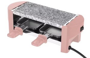 Griglia Elettrica Commerciale 350W per 2 Persone in Acciaio Inox, Raclette e Yakitori Senza Fumo, Antiaderente, con Controllo Digitale, per Esterni, Hotel e Casa - Product Image 3
