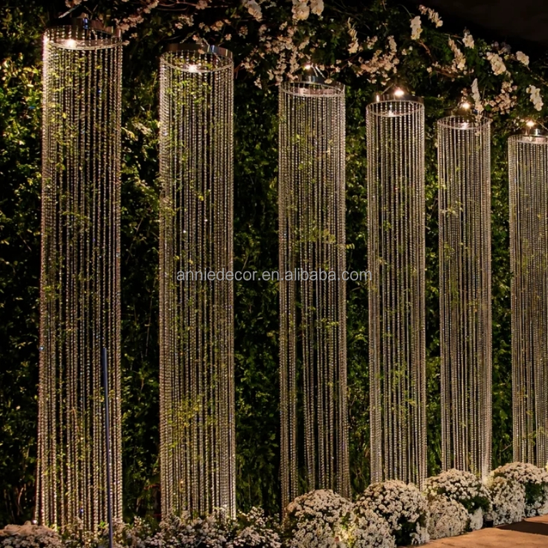 Modern Metal Round Ceiling Acrylic Crystal