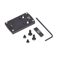 Plaque de montage pour viseur point rouge A1/B1/C1/D1/E1/F1 pour G17 19 20 22 23 26 27 29 30 41/1911/SW/P226/B92/XD Accessoires AR