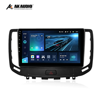 2006-2013 Infiniti G37 Bingkai Kabel 9 inci, Bingkai Pemutar DVD Mobil, Radio Android Auto, Kit Kontrol Pusat ABS