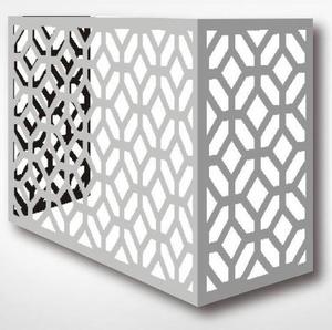 Plaque en aluminium à motif sculpté décoratif et application de design - Product Image 6