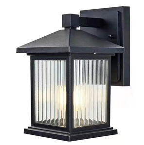 Applique murale extérieure noire étanche IP65, lumières en aluminium pour jardin, Villa, porche, <span class=keywords><strong>Luminaires</strong></span>, cour (<span class=keywords><strong>2023</strong></span>/1W) - Product Image 1