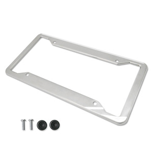 <b>Car</b> License Plate Frame,Wholesale US Standard Stainless Steel License Plate Frame,Customizable Pattern Logo - Product Image 3