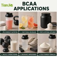 Tianjia BCAA, Ingrediente de Grado Alimenticio, Aminoácidos en Polvo para Bebidas y Suplementos de Nutrición Deportiva para Adultos, Desarrollo de Productos