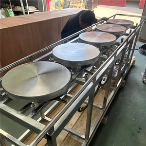 CE Certification Tortilla Bread Machine Pita Bread Roti Making Shaping Machine Thin Flat Bread Pancake <b>Maker</b> Baking Machine - Product Image 5