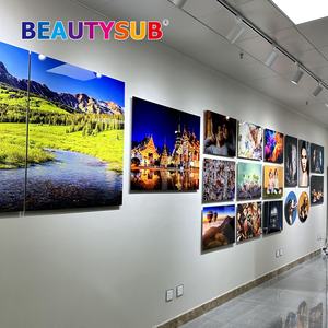 Impressions métalliques HD personnalisées Longstar Beautysub Feuilles d'<span class=keywords><strong>aluminium</strong></span> pour sublimation Panneau photo blanc brillant Impression métallique par sublimation - Product Image 3