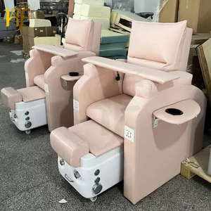 Fauteuil de Pédicure Électrique de Luxe Réglable avec Massage et Spa pour les Pieds, Équipement de Salon de Beauté Sans Plomberie, avec Bol de Pédicure - Product Image 6