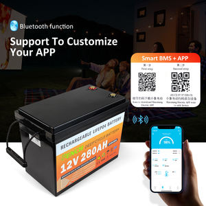 Batería Lifepo4 para almacenamiento de energía solar, batería de iones de litio con función Bluetooth, stock de La UE, 12V, 100Ah, 200Ah, 280Ah, 300Ah - Product Image 5