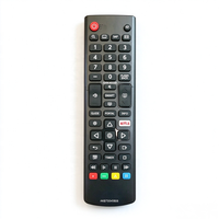 Télécommande TV AKB75045808 de remplacement pour téléviseur LG avec touche de raccourci