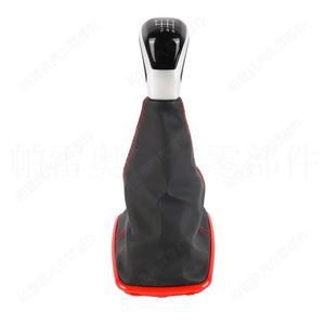 ฝาครอบหัวเกียร์หนัง Volkswagen Golf 4 แบบ 6 สปีด สีแดงคู่ ป้องกันคันเกียร์ตามหลักสรีรศาสตร์ - Product Image 5