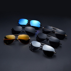 <span class=keywords><strong>Occhiali</strong></span> <span class=keywords><strong>da</strong></span> <span class=keywords><strong>Sole</strong></span> Polarizzati 2020 Moda Lexxoo Lusso <span class=keywords><strong>Protezione</strong></span> <span class=keywords><strong>UV</strong></span> <span class=keywords><strong>400</strong></span> Estivi <span class=keywords><strong>da</strong></span> Pesca Montatura Semi-Rimless per Uomo - Product Image 1