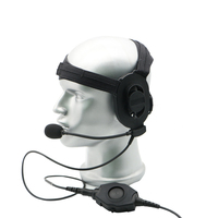 Headset Tiga Tali PTE-M11 dengan Suspensi untuk Penggunaan di Bawah Helm