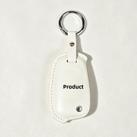 Housse de clé pour Buick Regal Encore GX, 5 boutons, coque de clé en cuir de haute qualité, porte-clés de voiture, protection complète