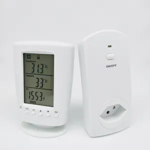 Termostat Baterai Desain Digital Terbaik Tipe Swiss 250V, untuk Kontrol Temperatur Kamar Bayi