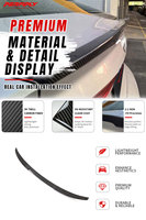 Kit carrosserie Perfiply style V en fibre de carbone véritable, aileron arrière pour AUDI A3 S3 RS3 8V 2013-2021, aileron de coffre
