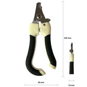 ידית נגד החלקה נירוסטה בטוחה לחיות מחמד כלבים חתולים קוצץ חיתוך טופר ציפורניים עם פצירה חינם - Product Image 2