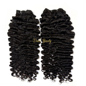 ผมต่อแบบเวฟลอนลึกสีบลอนด์ไฮไลท์แบบบาเลยาจ  ไม่ผ่านกระบวนการใดๆ ของ VMAE  แบบมัดเป็นช่อ  ผมมนุษย์แท้  แบบมิงค์เวอร์จิ้น  สำหรับต่อผม - Product Image 5