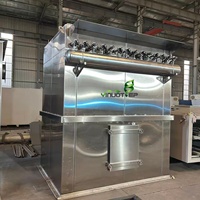 Collecteur de poussière en acier inoxydable à décharge continue, élimination des cendres sans arrêt pour une production 24h/24