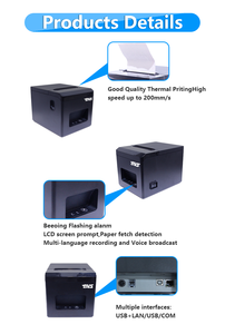 Commercial Thermal <b>Printer</b> USB Connection 200mm/s High Speed 2A for Catering Hotel Cashier Use - Product Image 5