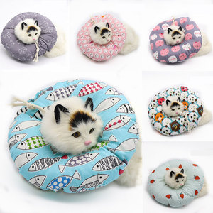 Collari per Gatti in Morbido Tessuto, Copricapo Anti-Graffio per Animali Domestici, Collare Multicolore - Product Image 3