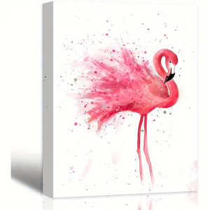 Grande texture 3D personnalisée abstraite <span class=keywords><strong>flamant</strong></span> rose <span class=keywords><strong>peinture</strong></span> d'impression à l'huile nordique moderne mur Art décor pour salon peintures d'animaux - Product Image 4