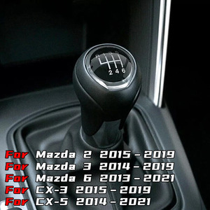 Mazda Car Gear <b>Shift</b> <b>Knob</b> 6-Speed Manual Leather Ergonomic <b>Shift</b> Ball - Product Image 5