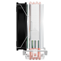 Refroidisseur CPU Snowman C400 RGB à 4 tuyaux pour I3/I5/I7 pour Ryzen 1700, ventilateur silencieux de 120 mm, 25 dBA, refroidissement du boîtier d'ordinateur, sockets 1151/1155