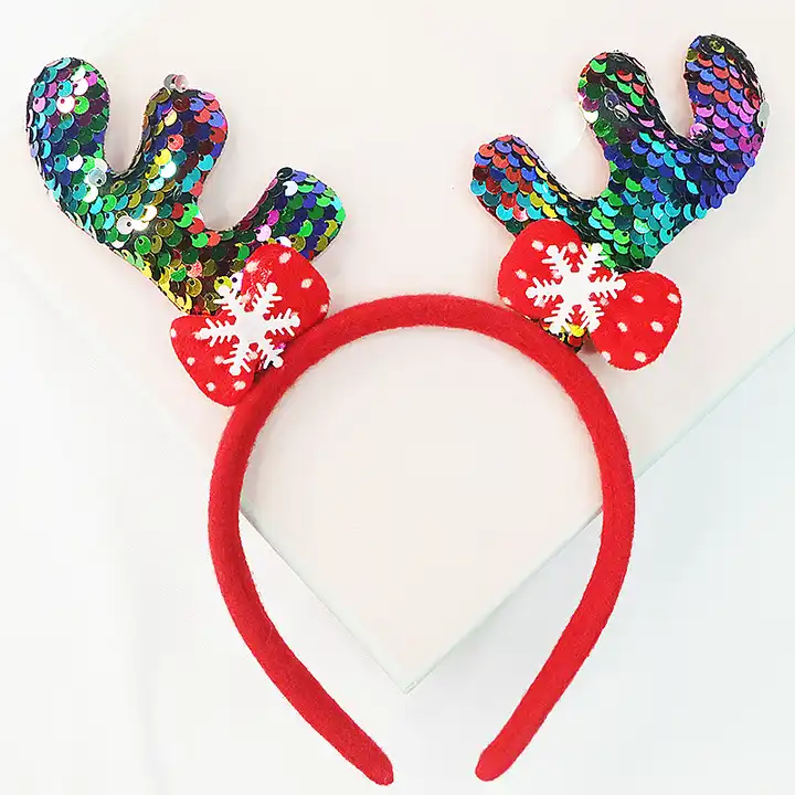 Christmas Gift Hair Accessories Headband with Lights Christmas Headband -  China Christmas Headband and Baby Christmas Headband price