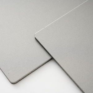 Pannello Composito <span class=keywords><strong>in</strong></span> <span class=keywords><strong>Alluminio</strong></span> ACP Alucobond con Rivestimento PVDF Grigio Argento per Decorazione Facciate Esterne di Wanya - Product Image 2