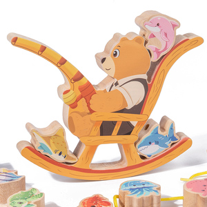 <span class=keywords><strong>Gioco</strong></span> di Equilibrio in Legno CE CPC per <span class=keywords><strong>Bambini</strong></span>, Giocattolo per Sviluppare Abilità Manuali, <span class=keywords><strong>Gioco</strong></span> di Perline Creativo a Tema Orso e <span class=keywords><strong>Pesca</strong></span> - Product Image 6
