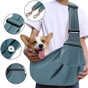 Taşınabilir Pet Sling taşıyıcı için omuzdan askili çanta ayarlanabilir omuz askısı Pet taşıyıcılar yavru kedi taşıyıcı evcil çanta - Product Image 3