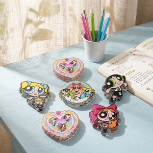 Nuovi Arrivi: Perline Rotonde Stampate e Goffrate delle <span class=keywords><strong>Powerpuff</strong></span> Girls in Acrilico/Plastica/Lucite per Braccialetti Fai-da-Te, Gioielli e Accessori per Penne - Product Image 5