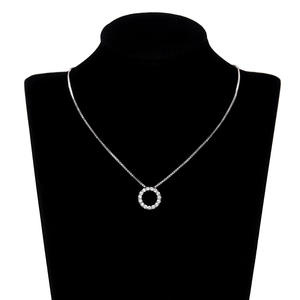 Collier <span class=keywords><strong>couple</strong></span> japonais et coréen, pendentif rond élégant, chaîne clavicule personnalisée - Product Image 4