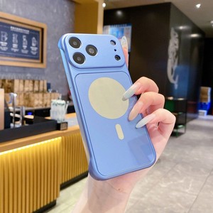 เคสโทรศัพท์มือถือแบบกระจกแต่งหน้าแม่เหล็กไร้กรอบ สำหรับ iPhone 18 Pro Max 17 16 15 14  พร้อมกันกระแทกแบบ Air Cushion - Product Image 6